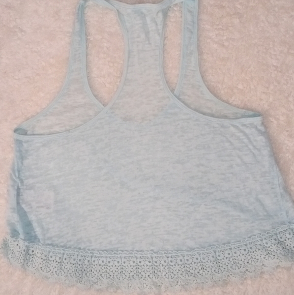 Abercrombie&Fitch Lt. Green Crop Halter top-Small - Picture 2 of 4